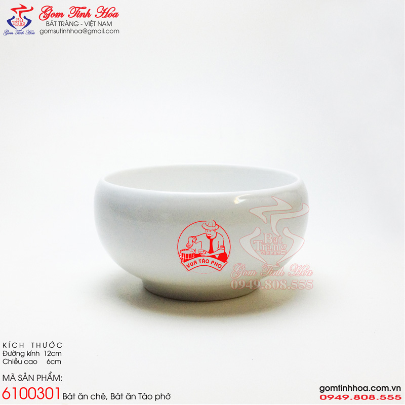 Hình ảnh và giá bán bát ăn chè bát ăn tào phớ Gốm sứ Bát Tràng Gốm Tinh Hoa - www.gomtinhhoa.com.vn Bát ăn chè bát ăn tào phớ