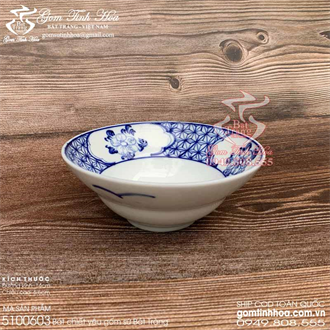 Bát chiết yêu 14cm hoa chanh