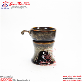 Bếp đun cà phê đốt nến men hỏa biến