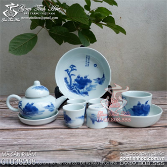 Bộ trà Đông dầm quân tống Thanh đàm đối thoại Đồ Ký Kiểu phục chế