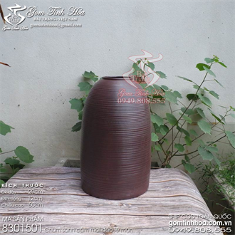 Chum sành 50cm cắm hoa mai hoa đào hoa lê hoa mận vân giả vuốt