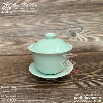 Ly cốc trà cung đình men ngọc