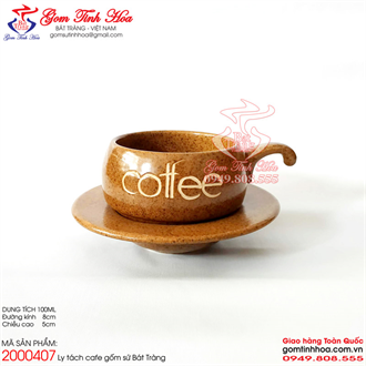 Ly tách cafe men gốm
