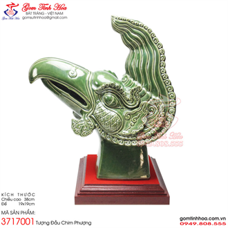 Tượng linh vật Đầu Phượng Hoàng Thành Thăng Long