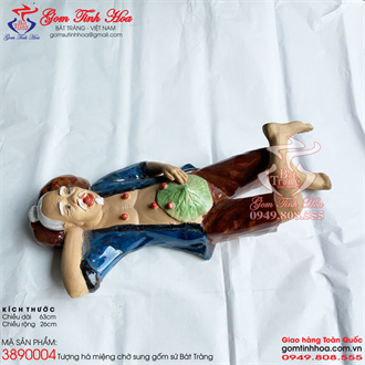 Tượng há miệng chờ sung trang trí sân vườn tiểu cảnh